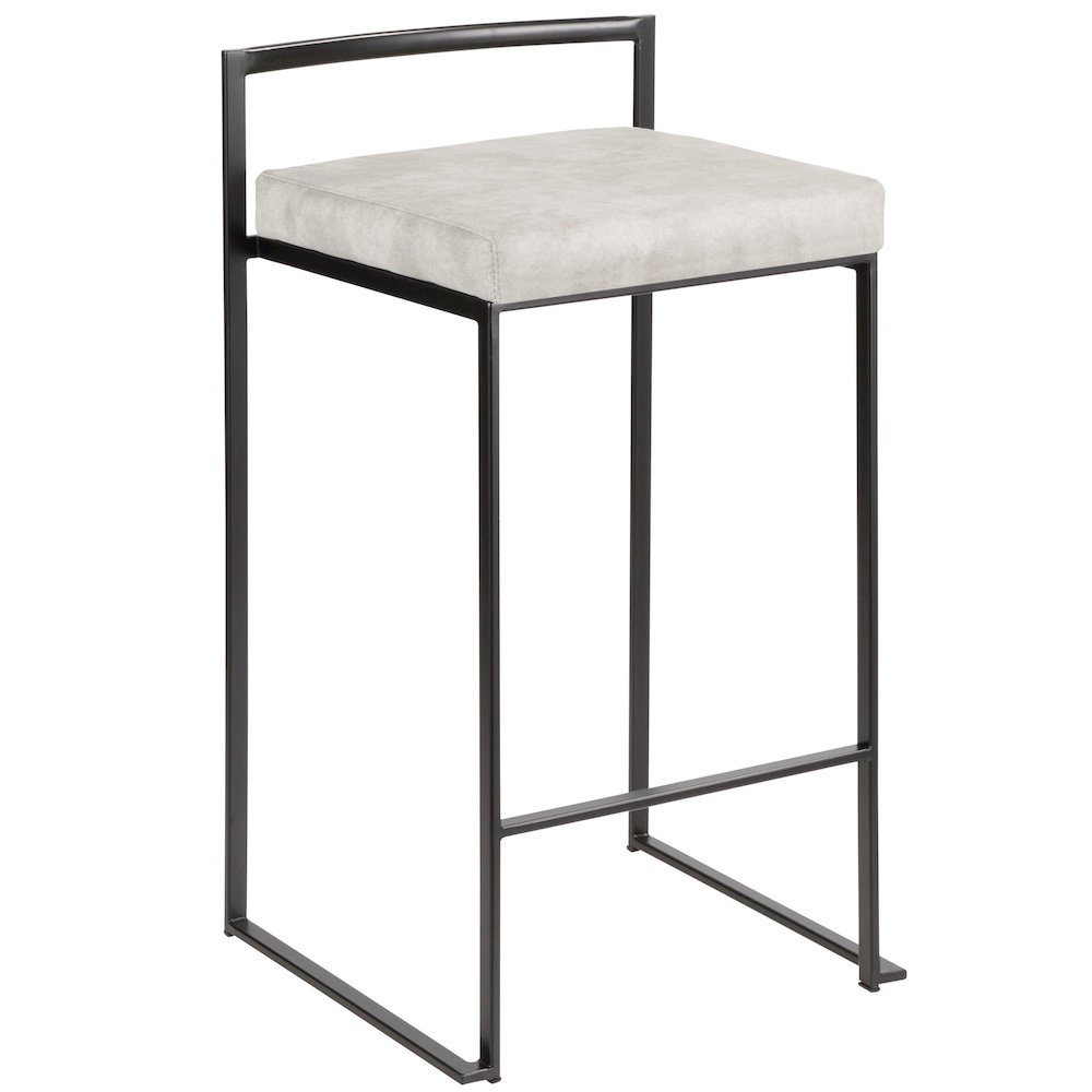 Fuji Stacker 26" Fixed-Height Counter Stool - Set of 3. Picture 2