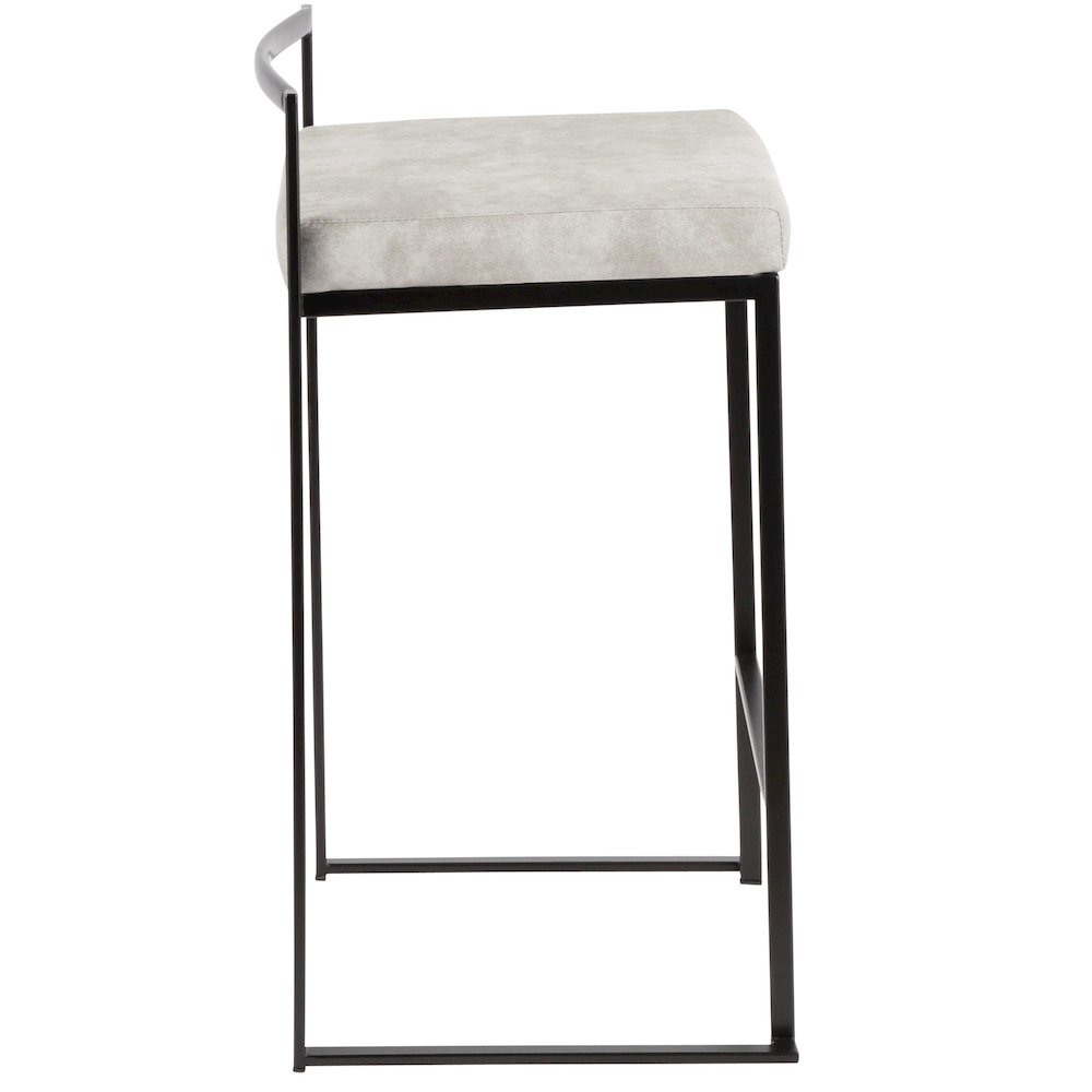 Fuji Stacker 26" Fixed-Height Counter Stool - Set of 3. Picture 3