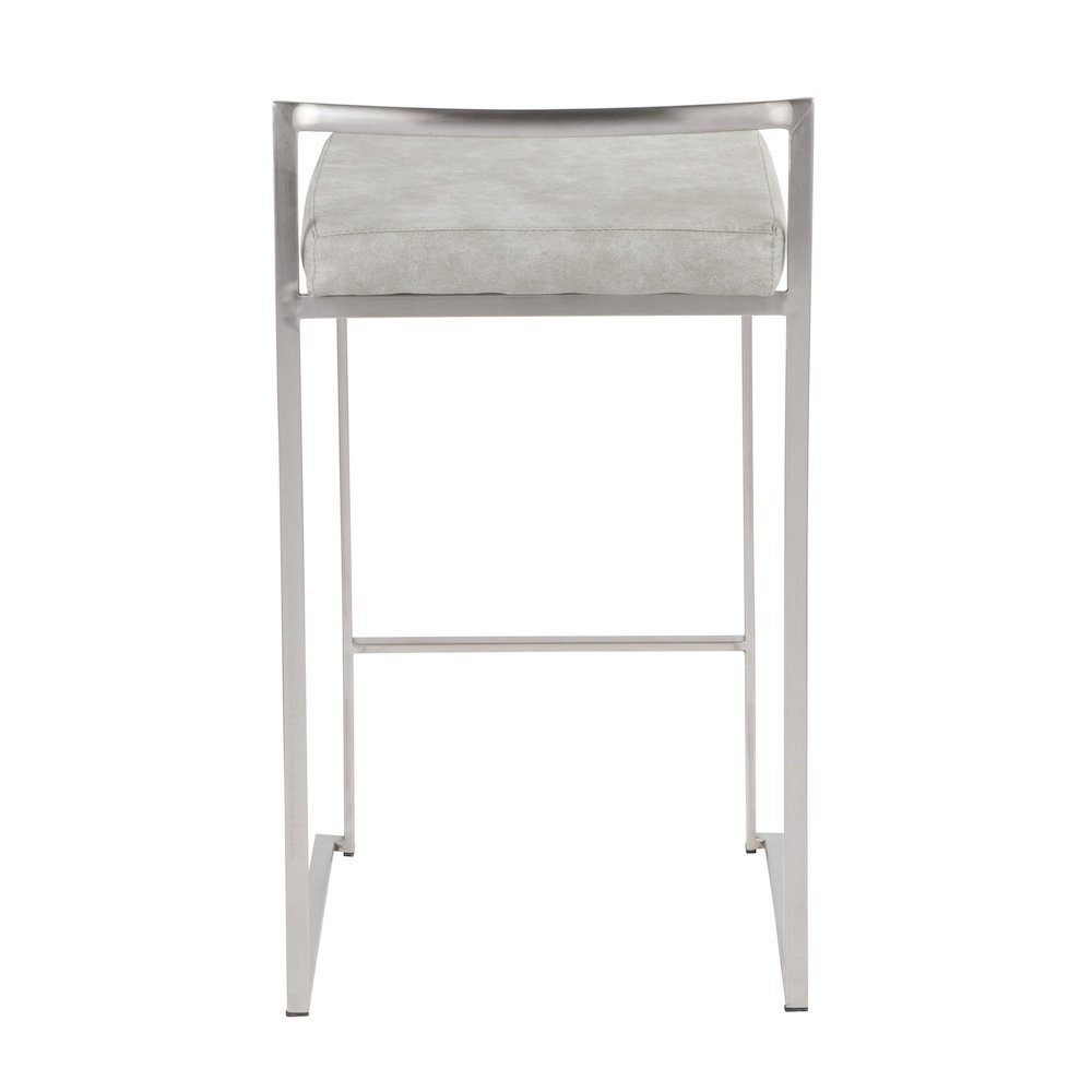 Fuji Stacker 26" Fixed-Height Counter Stool - Set of 3. Picture 5