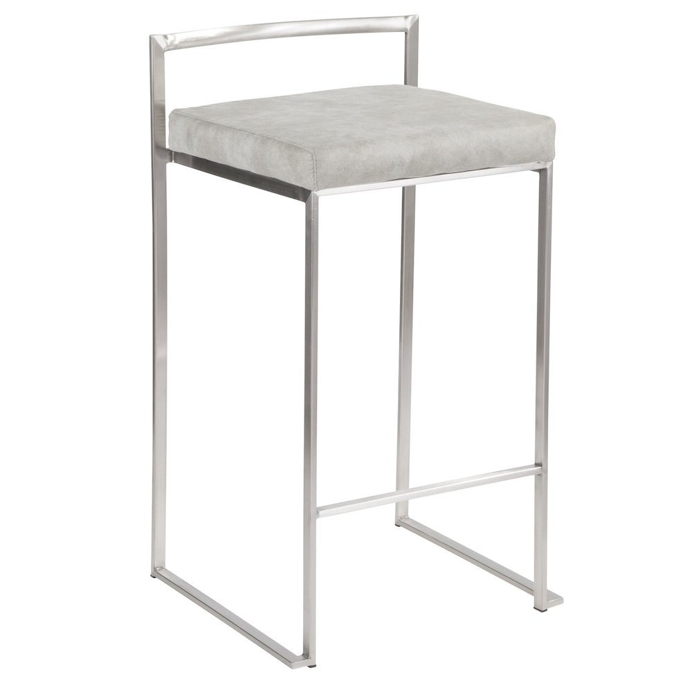 Fuji Stacker 26" Fixed-Height Counter Stool - Set of 3. Picture 2