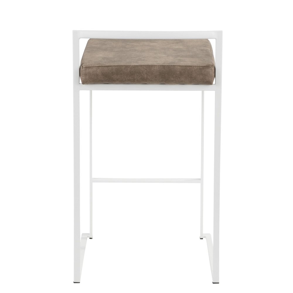 Fuji Stacker 26" Fixed-Height Counter Stool - Set of 3. Picture 5