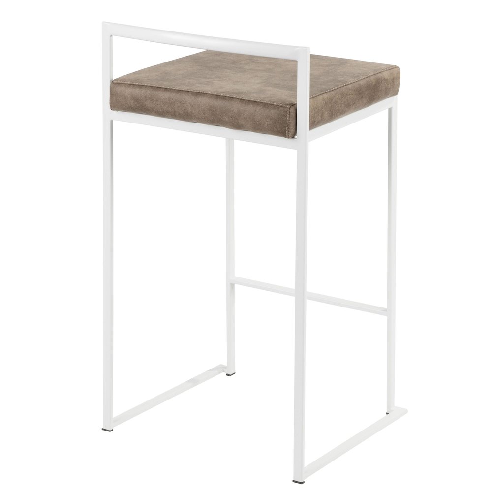 Fuji Stacker 26" Fixed-Height Counter Stool - Set of 3. Picture 4