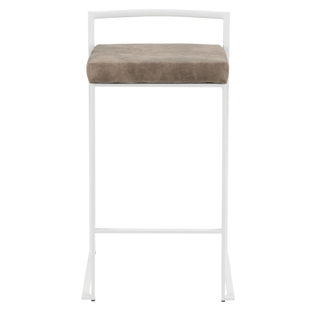 Fuji Stacker 26" Fixed-Height Counter Stool - Set of 3. Picture 6
