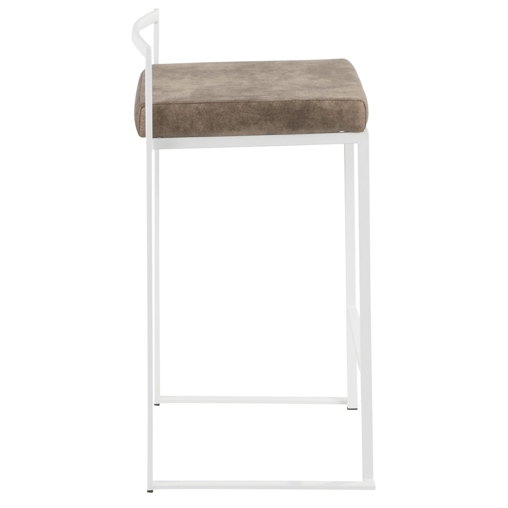 Fuji Stacker 26" Fixed-Height Counter Stool - Set of 3. Picture 3