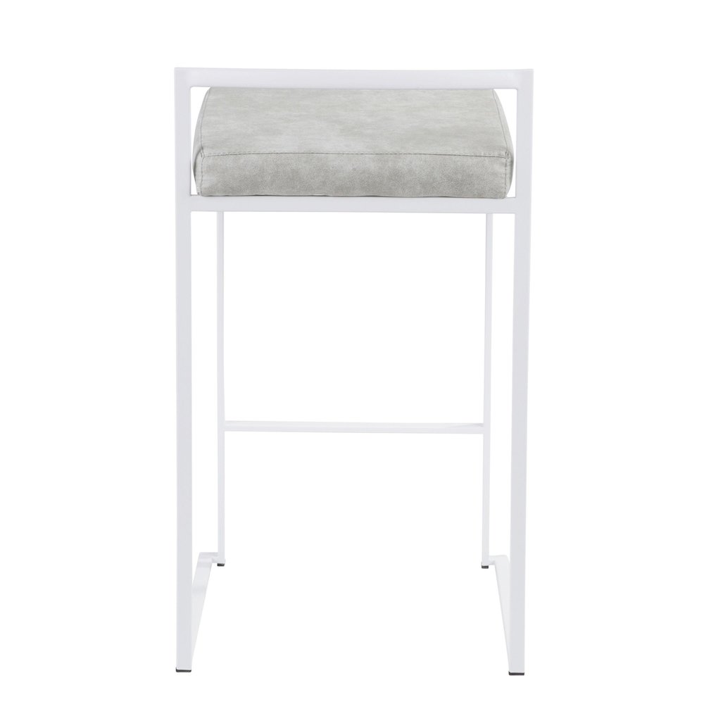 Fuji Stacker 26" Fixed-Height Counter Stool - Set of 3. Picture 5