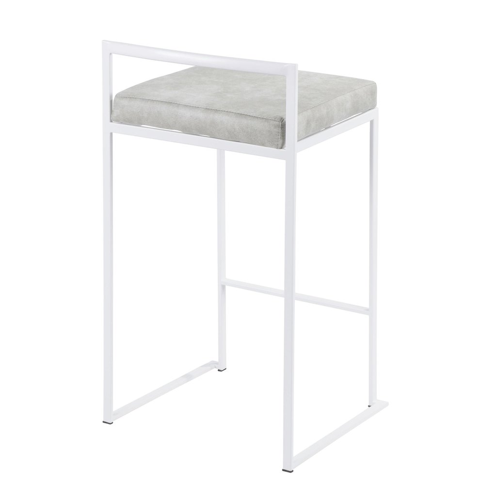 Fuji Stacker 26" Fixed-Height Counter Stool - Set of 3. Picture 4