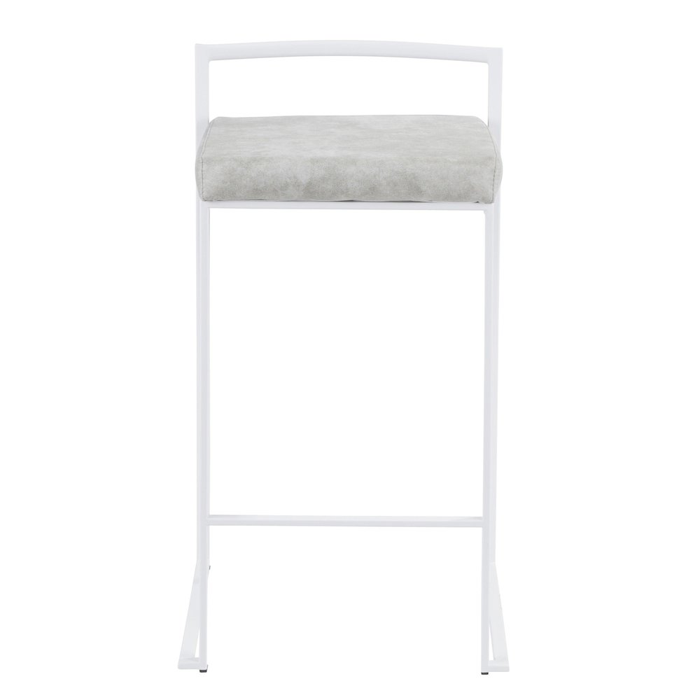 Fuji Stacker 26" Fixed-Height Counter Stool - Set of 3. Picture 6