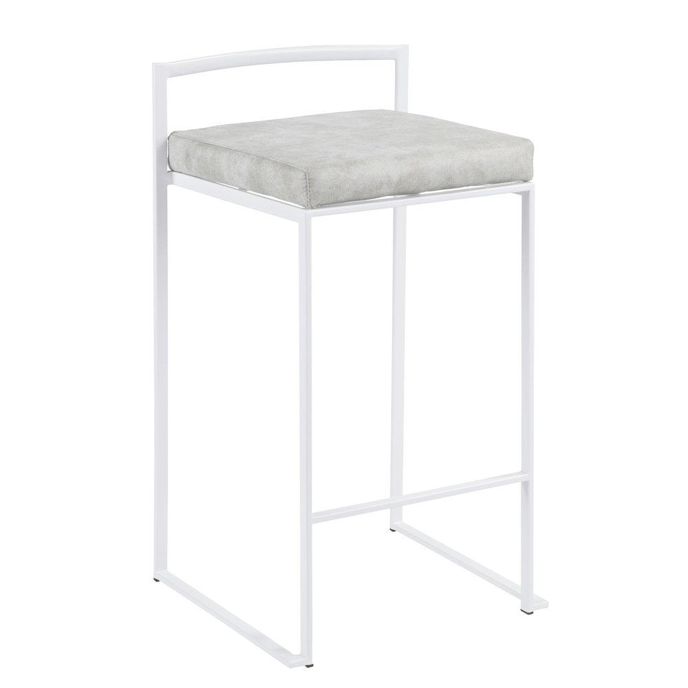 Fuji Stacker 26" Fixed-Height Counter Stool - Set of 3. Picture 2