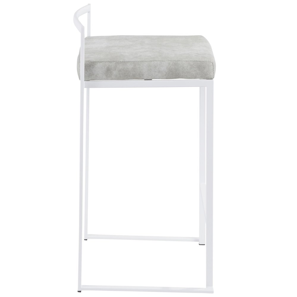 Fuji Stacker 26" Fixed-Height Counter Stool - Set of 3. Picture 3