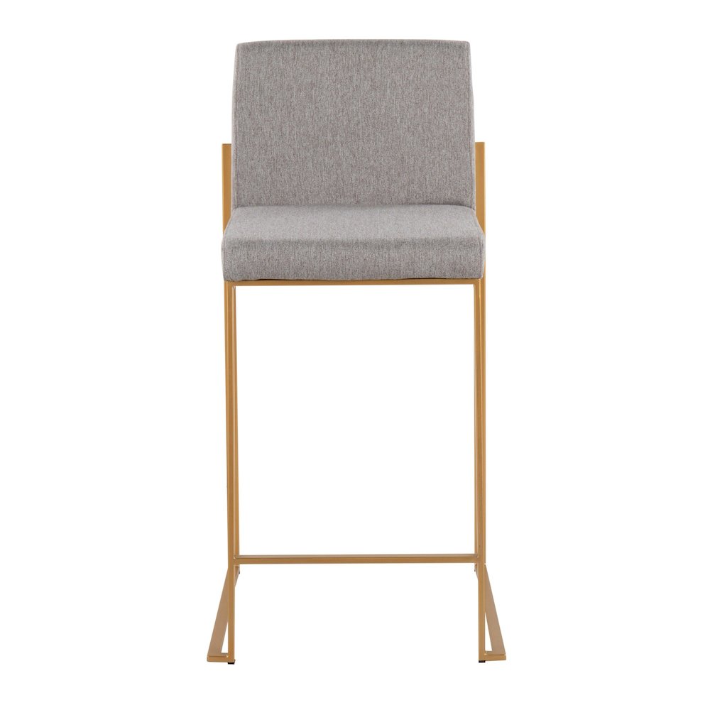 Fuji High Back 26" Fixed-Height Counter Stool - Set of 3. Picture 6