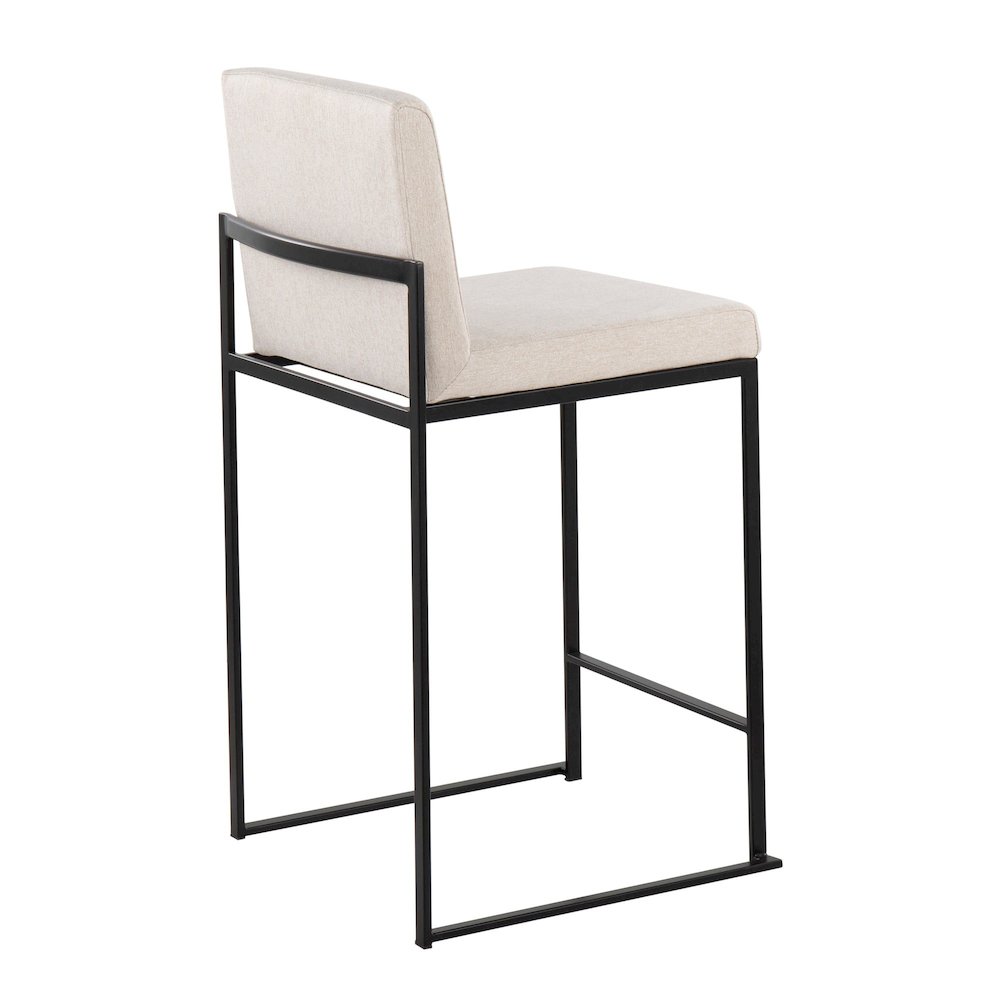 Fuji High Back 26" Fixed-Height Counter Stool - Set of 3. Picture 4