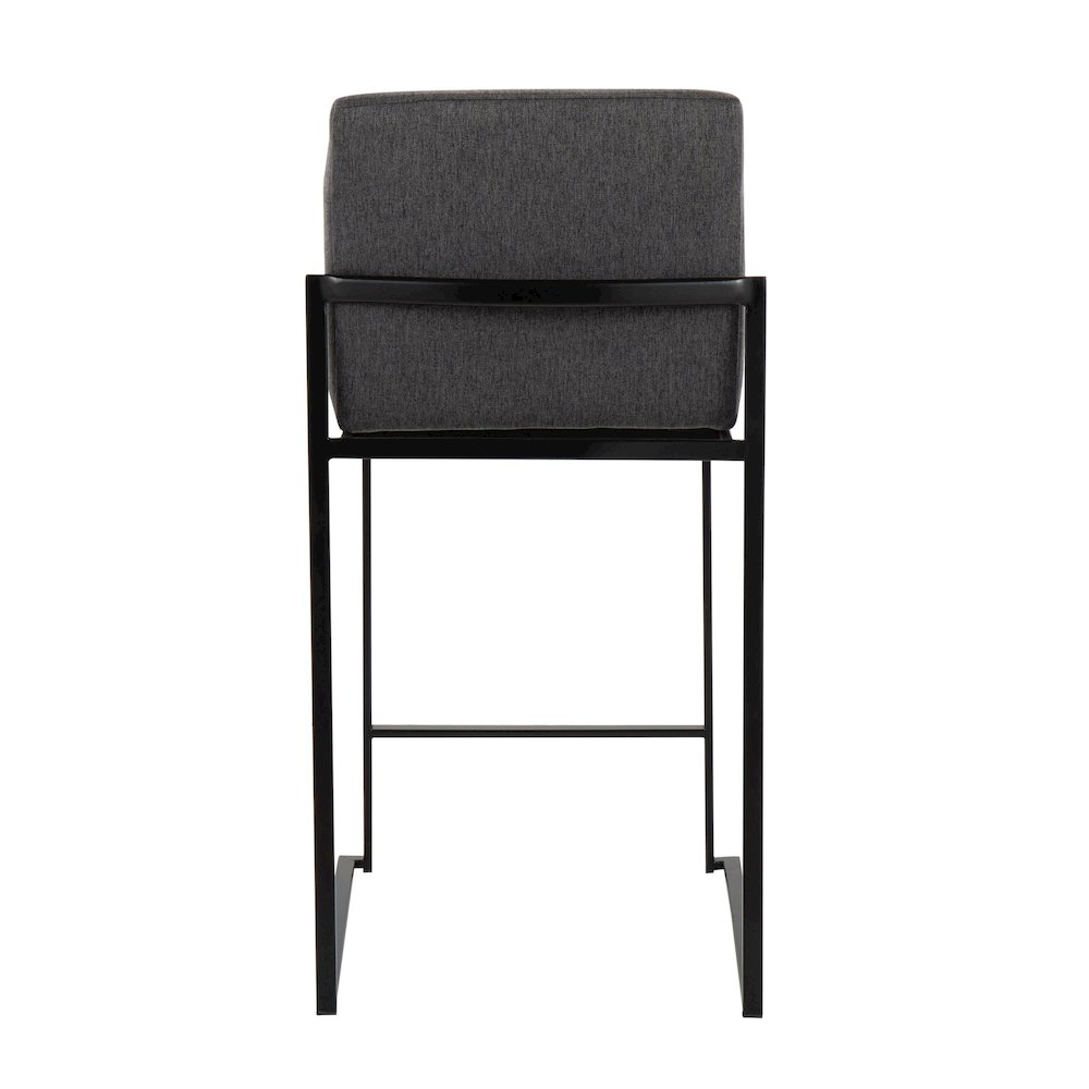 Fuji High Back 26" Fixed-Height Counter Stool - Set of 3. Picture 5