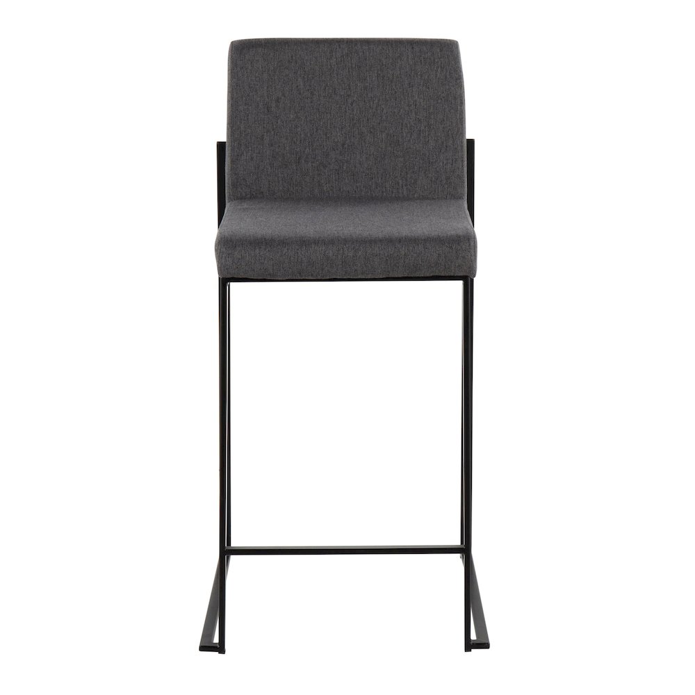 Fuji High Back 26" Fixed-Height Counter Stool - Set of 3. Picture 6
