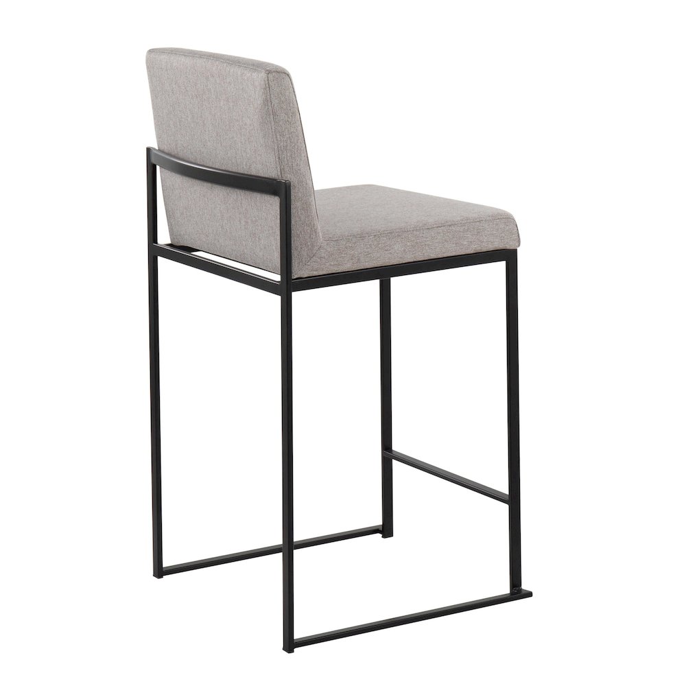 Fuji High Back 26" Fixed-Height Counter Stool - Set of 3. Picture 4