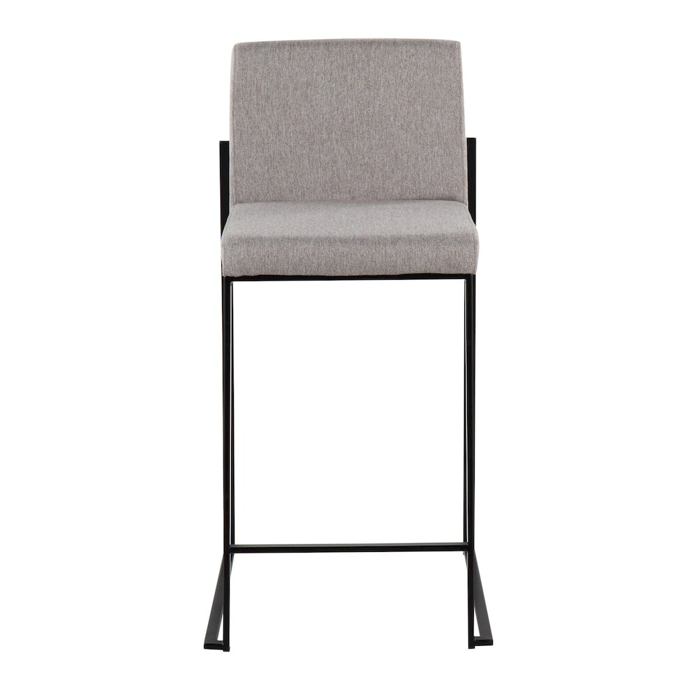 Fuji High Back 26" Fixed-Height Counter Stool - Set of 3. Picture 6