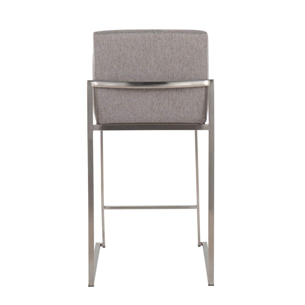 Fuji High Back 26" Fixed-Height Counter Stool - Set of 3. Picture 5