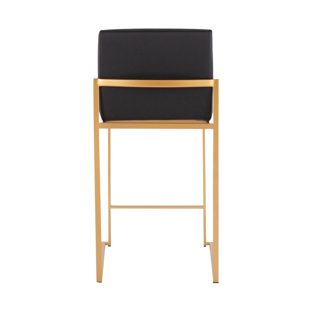 Fuji High Back 26" Fixed-Height Counter Stool - Set of 3. Picture 5