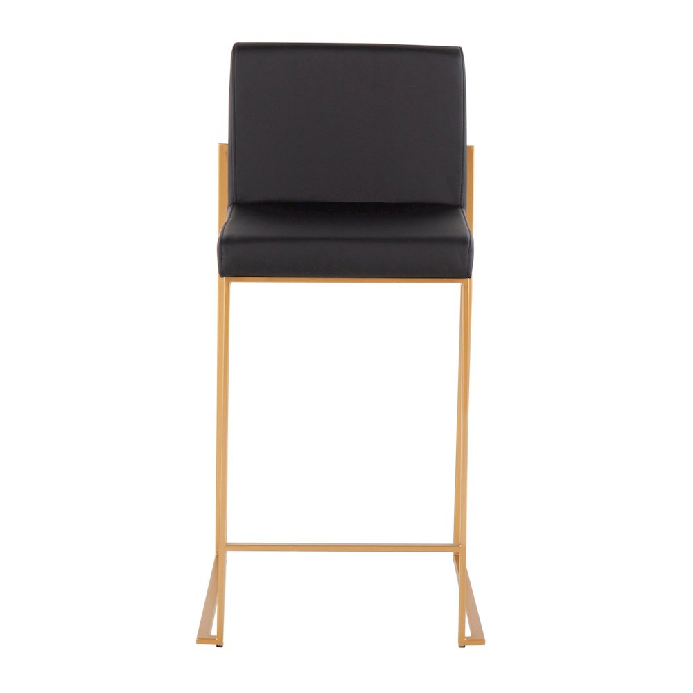 Fuji High Back 26" Fixed-Height Counter Stool - Set of 3. Picture 6