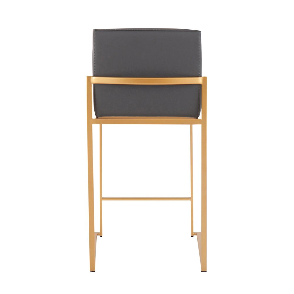 Fuji High Back 26" Fixed-Height Counter Stool - Set of 3. Picture 5