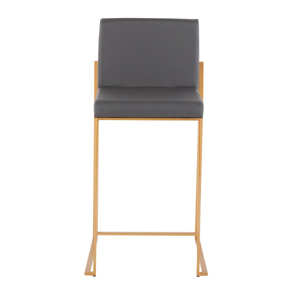 Fuji High Back 26" Fixed-Height Counter Stool - Set of 3. Picture 6