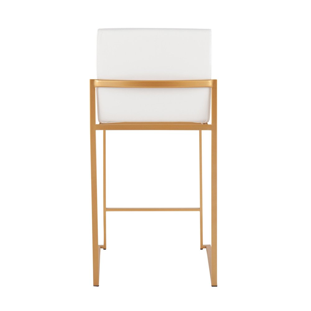Fuji High Back 26" Fixed-Height Counter Stool - Set of 3. Picture 5