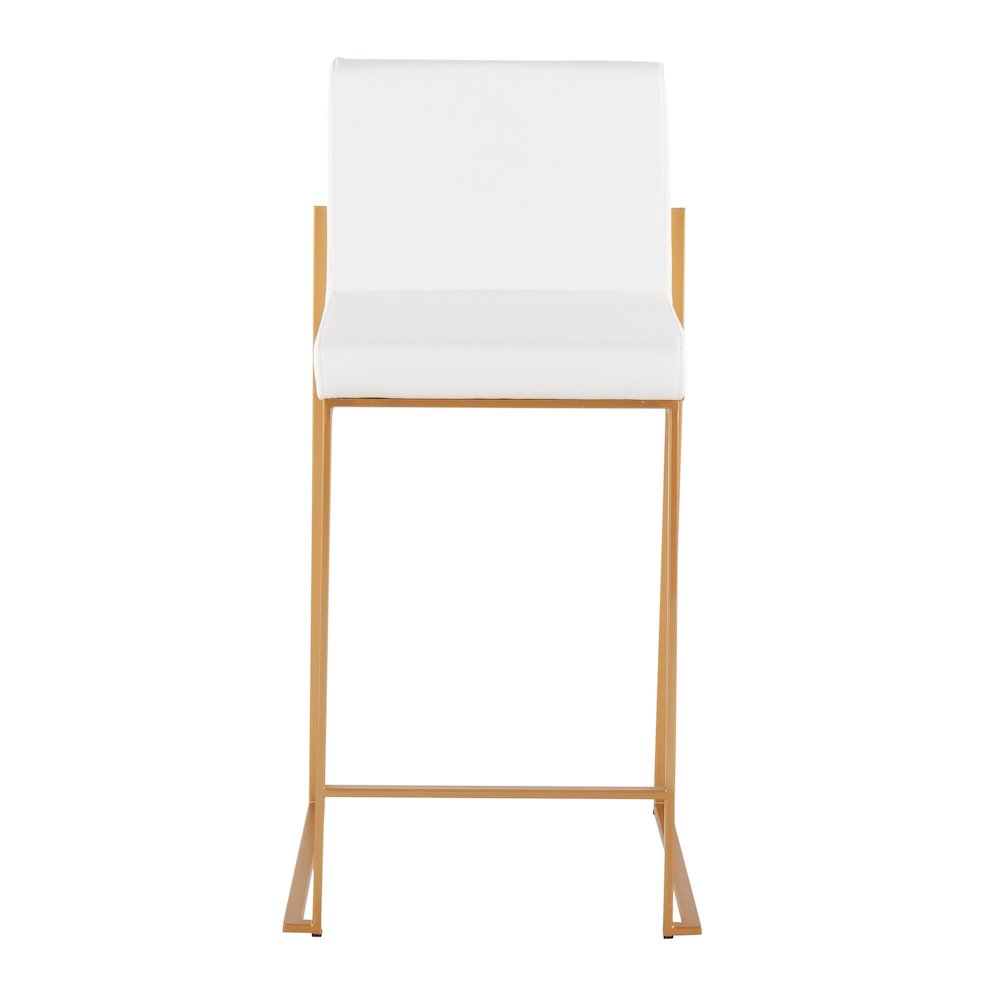 Fuji High Back 26" Fixed-Height Counter Stool - Set of 3. Picture 6