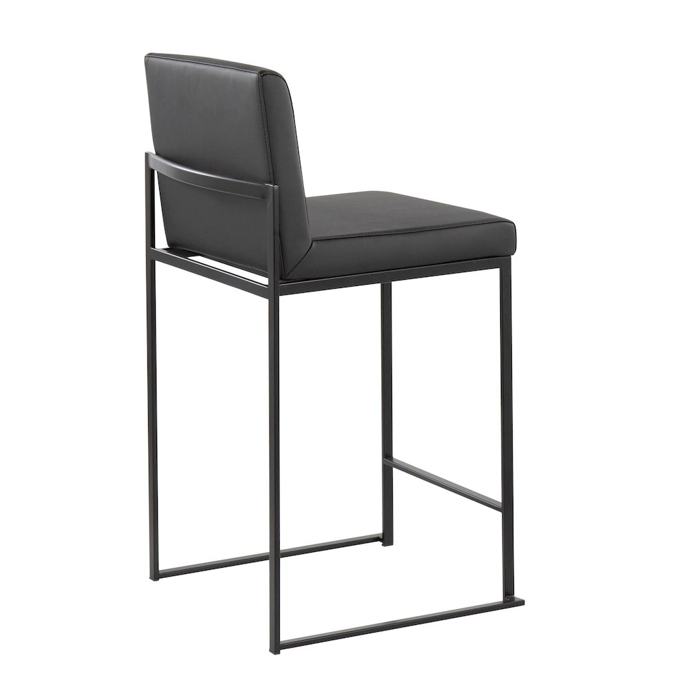 Fuji High Back 26" Fixed-Height Counter Stool - Set of 3. Picture 4