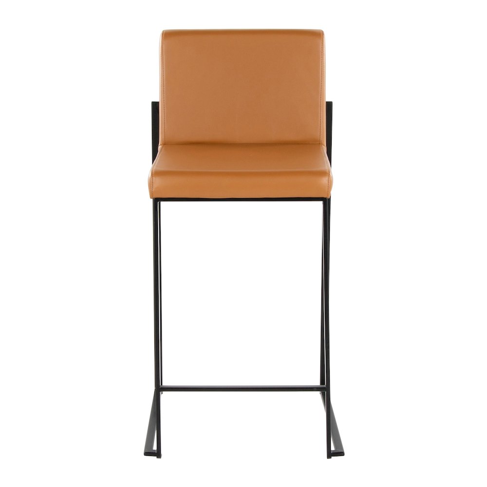 Fuji High Back 26" Fixed-Height Barstool - Set of 2. Picture 6