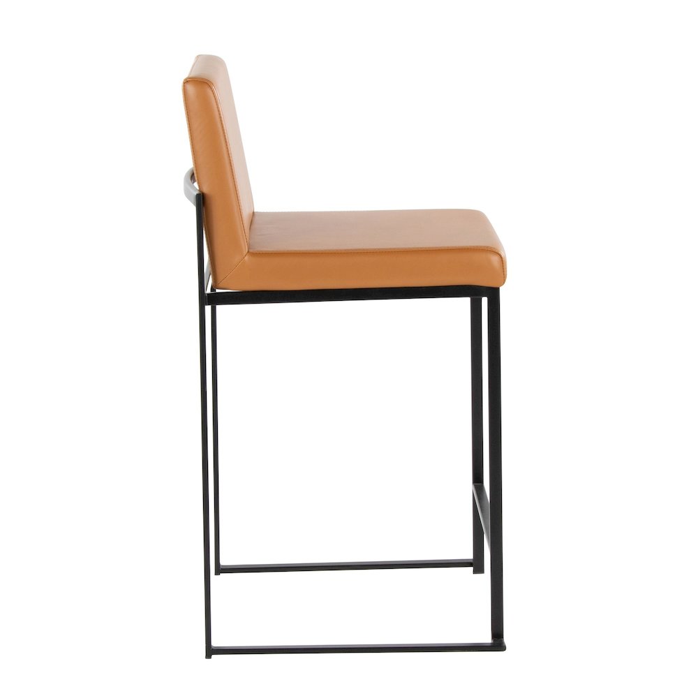 Fuji High Back 26" Fixed-Height Barstool - Set of 2. Picture 3