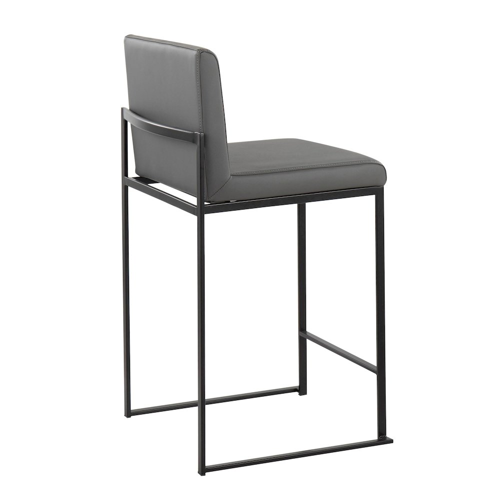 Fuji High Back 26" Fixed-Height Counter Stool - Set of 3. Picture 4