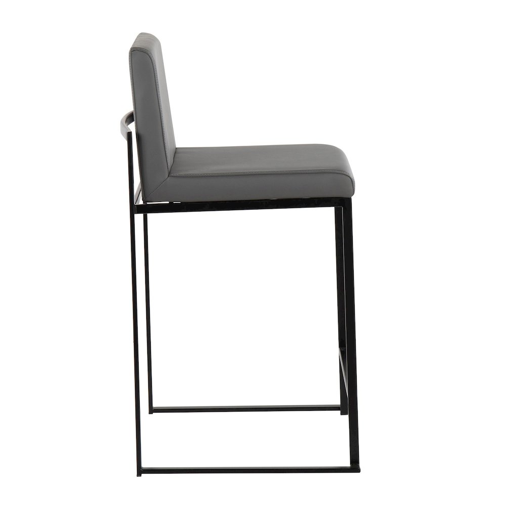 Fuji High Back 26" Fixed-Height Counter Stool - Set of 3. Picture 3