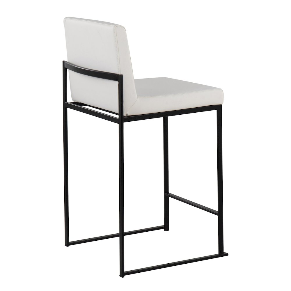 Fuji High Back 26" Fixed-Height Counter Stool - Set of 3. Picture 4