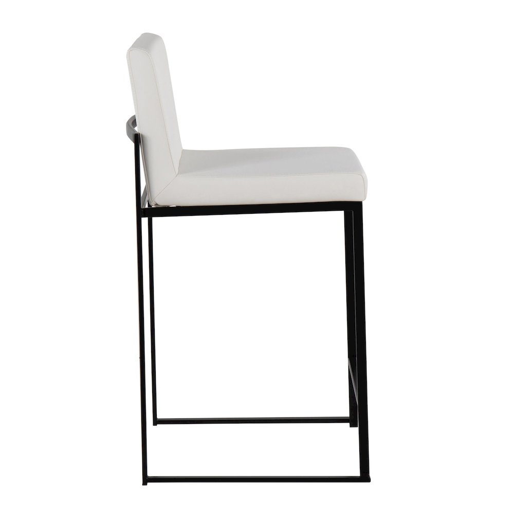 Fuji High Back 26" Fixed-Height Counter Stool - Set of 3. Picture 3