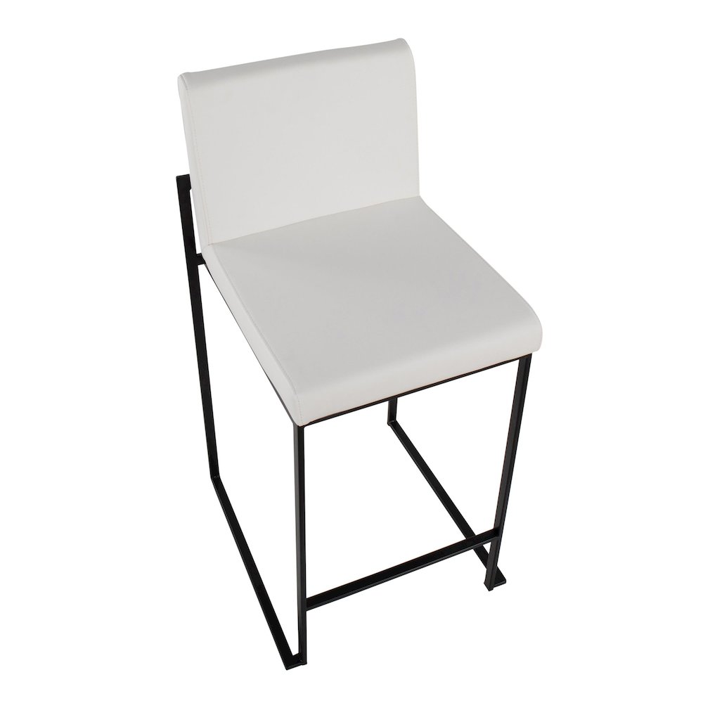 Fuji High Back 26" Fixed-Height Counter Stool - Set of 3. Picture 7
