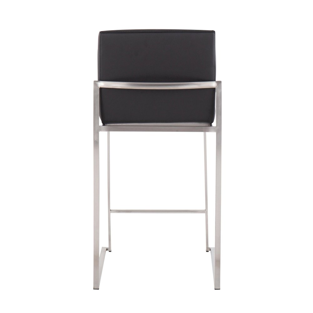 Fuji High Back 26" Fixed-Height Counter Stool - Set of 3. Picture 5