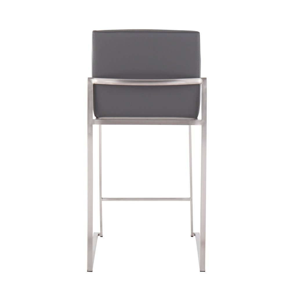 Fuji High Back 26" Fixed-Height Counter Stool - Set Of3. Picture 5