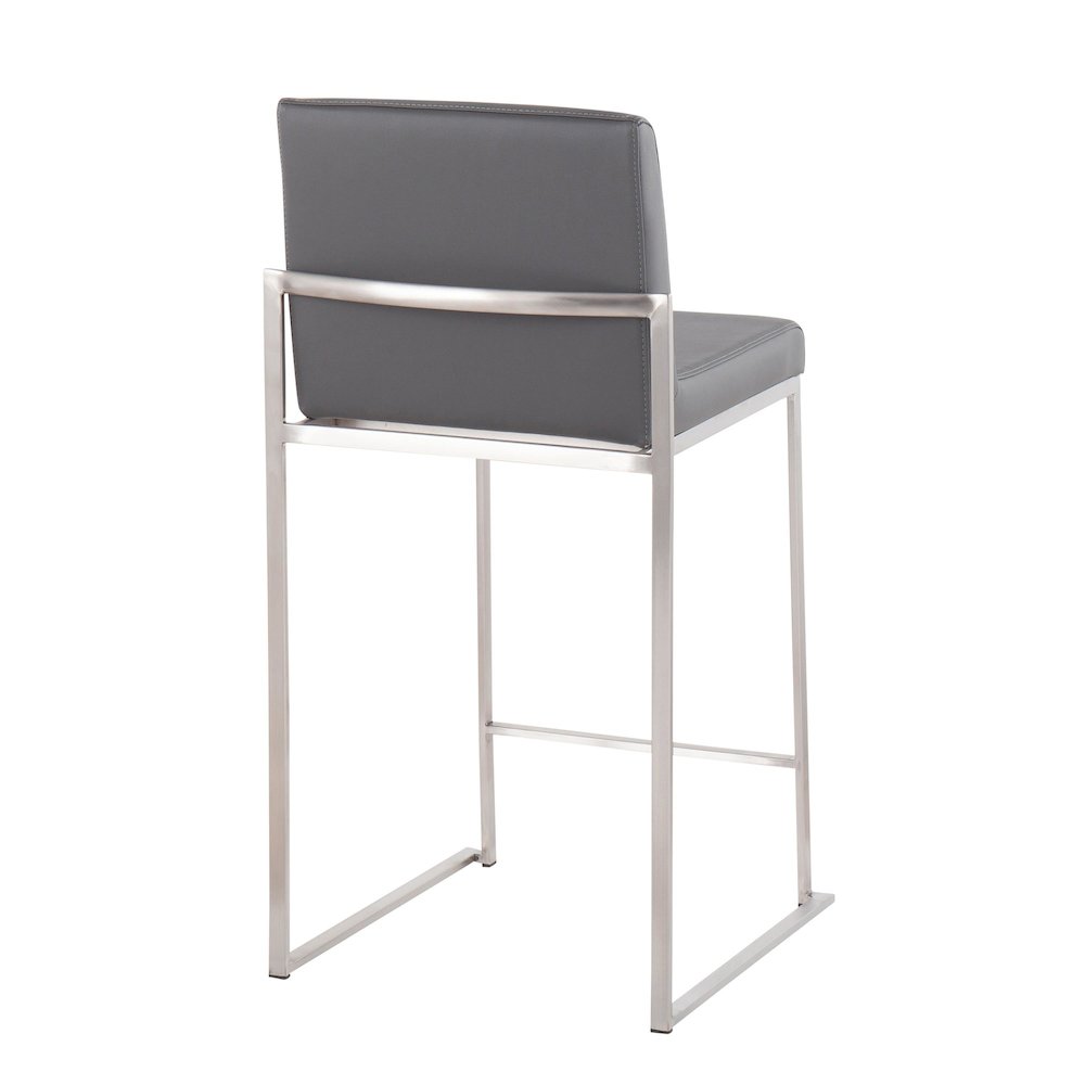Fuji High Back 26" Fixed-Height Counter Stool - Set Of3. Picture 4