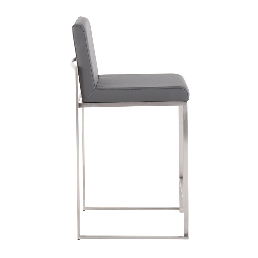 Fuji High Back 26" Fixed-Height Counter Stool - Set Of3. Picture 3