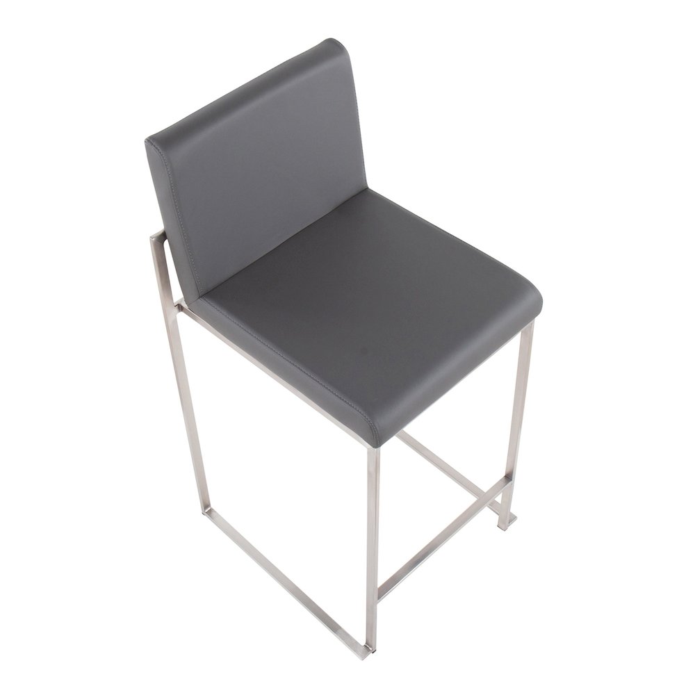 Fuji High Back 26" Fixed-Height Counter Stool - Set Of3. Picture 7