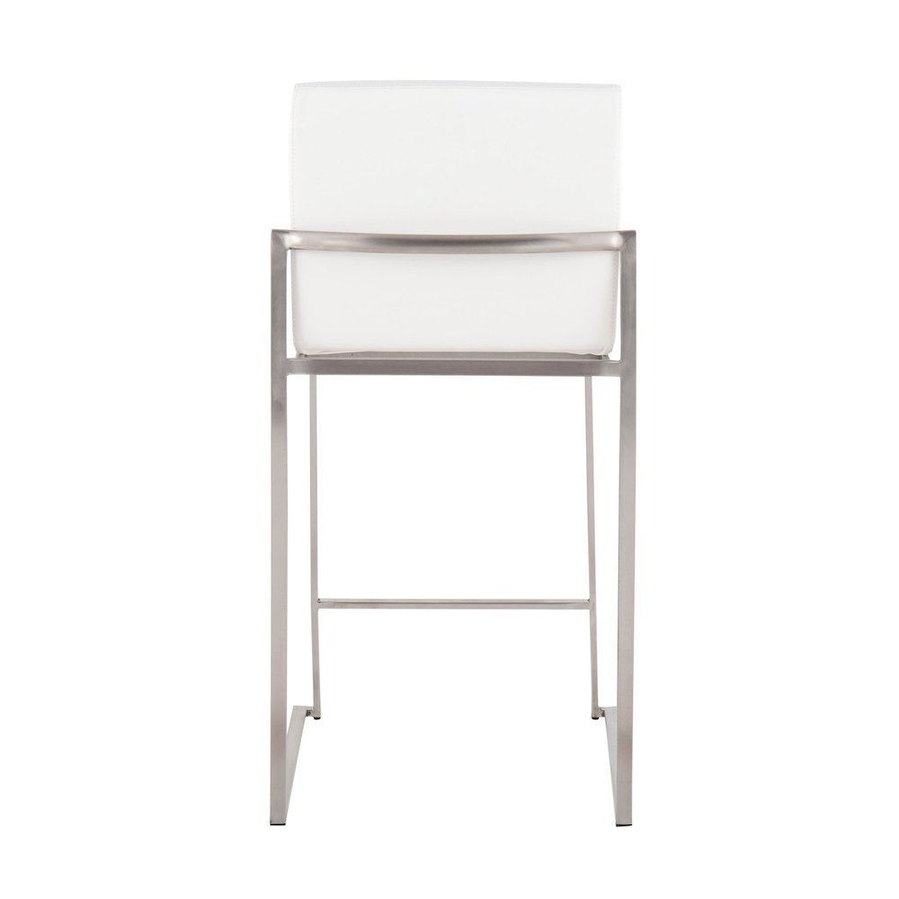 Fuji High Back 26" Fixed-Height Counter Stool - Set of 3. Picture 5