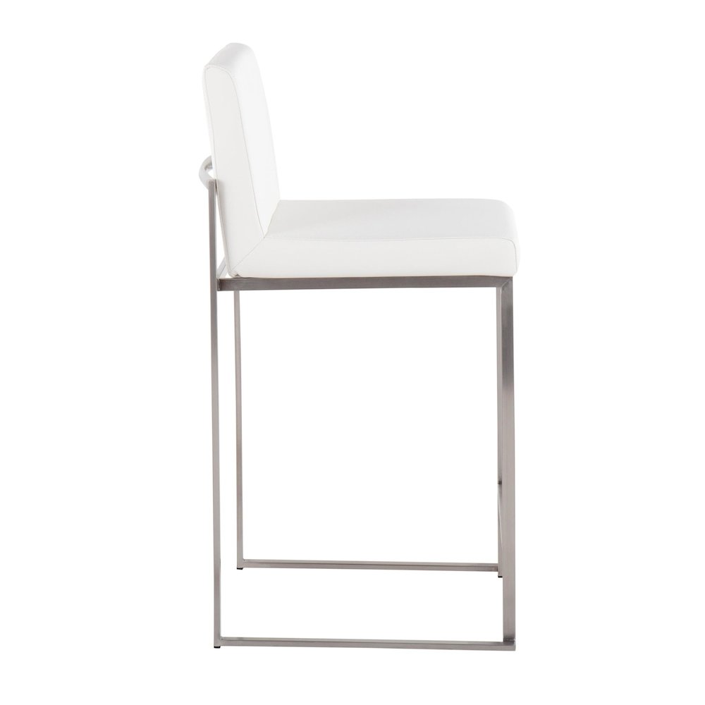 Fuji High Back 26" Fixed-Height Counter Stool - Set of 3. Picture 3
