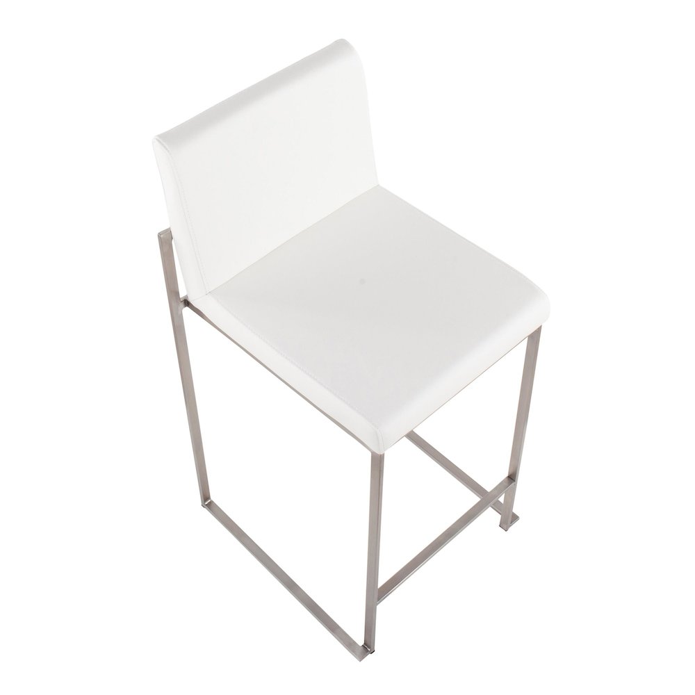 Fuji High Back 26" Fixed-Height Counter Stool - Set of 3. Picture 7