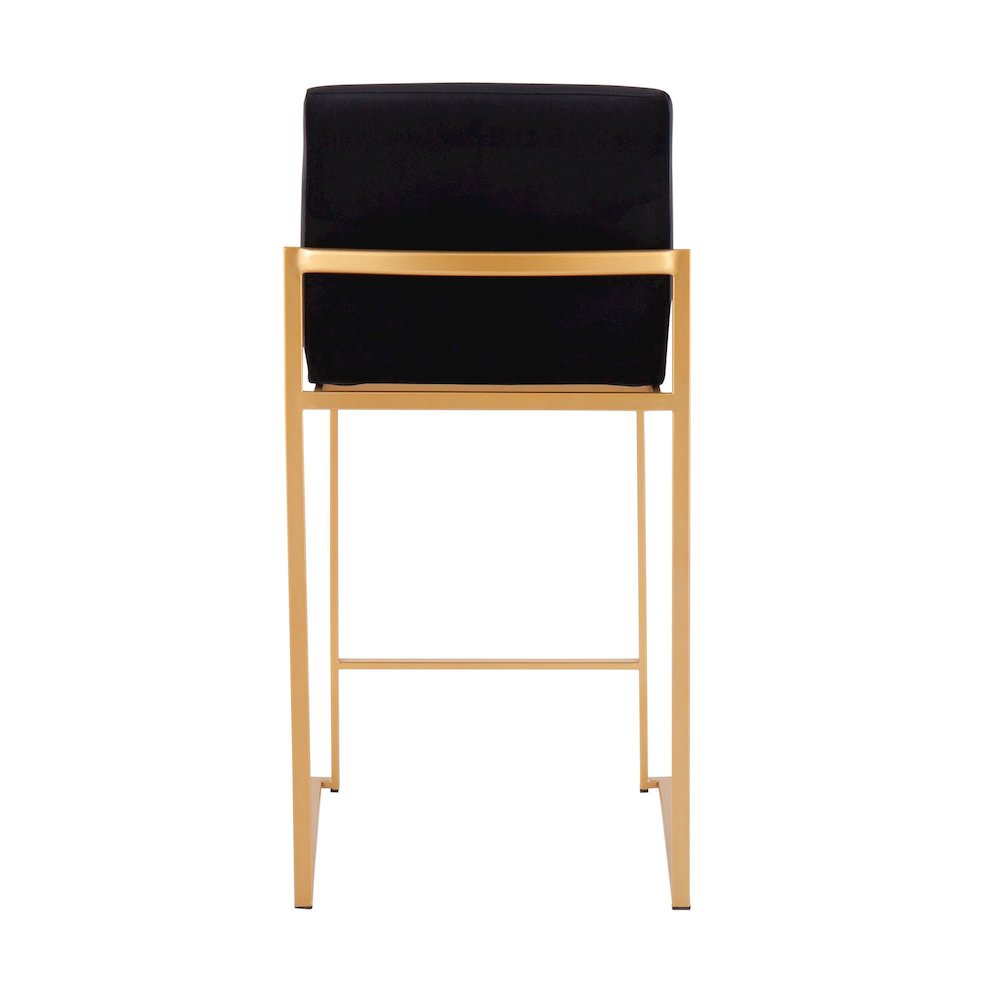 Fuji High Back 26" Fixed-Height Counter Stool - Set of 3. Picture 5