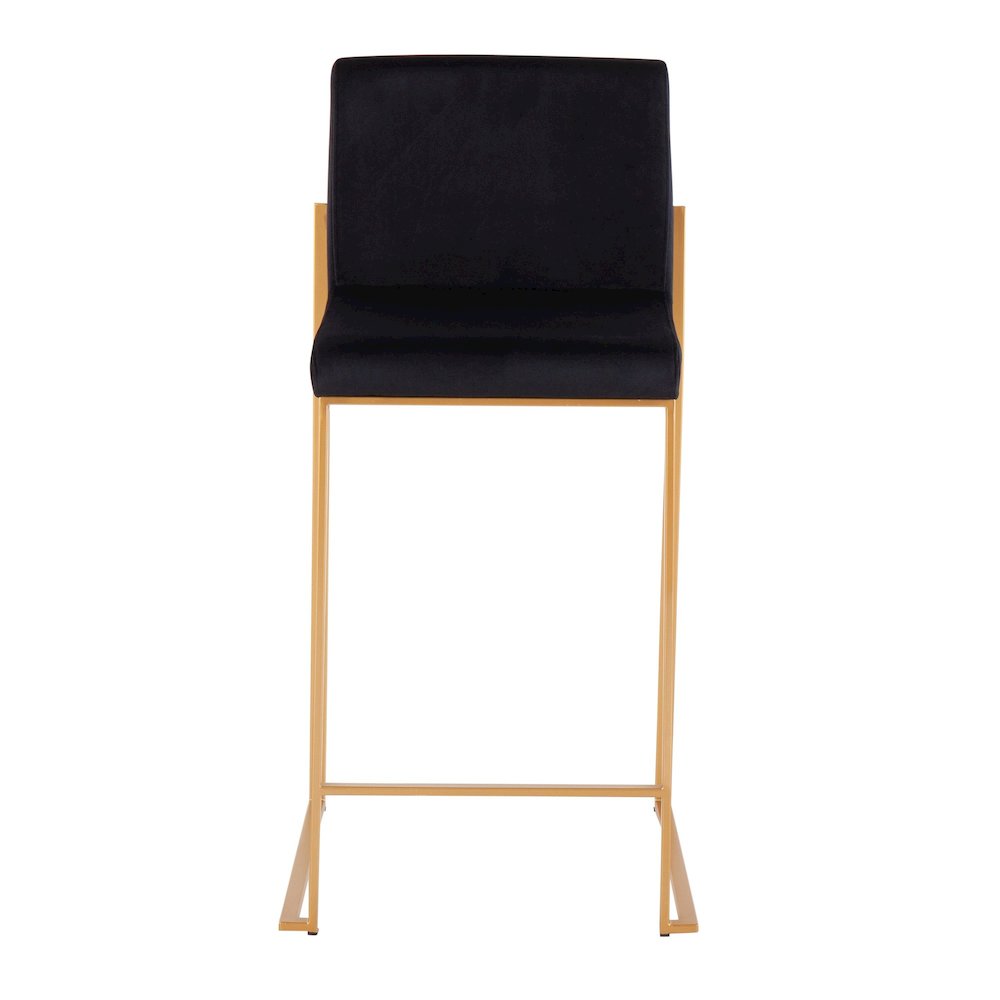 Fuji High Back 26" Fixed-Height Counter Stool - Set of 3. Picture 6