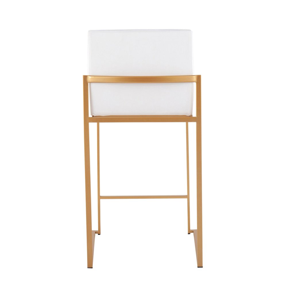 Fuji High Back 26" Fixed-Height Counter Stool - Set of 3. Picture 5