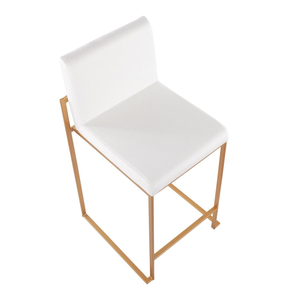 Fuji High Back 26" Fixed-Height Counter Stool - Set of 3. Picture 7