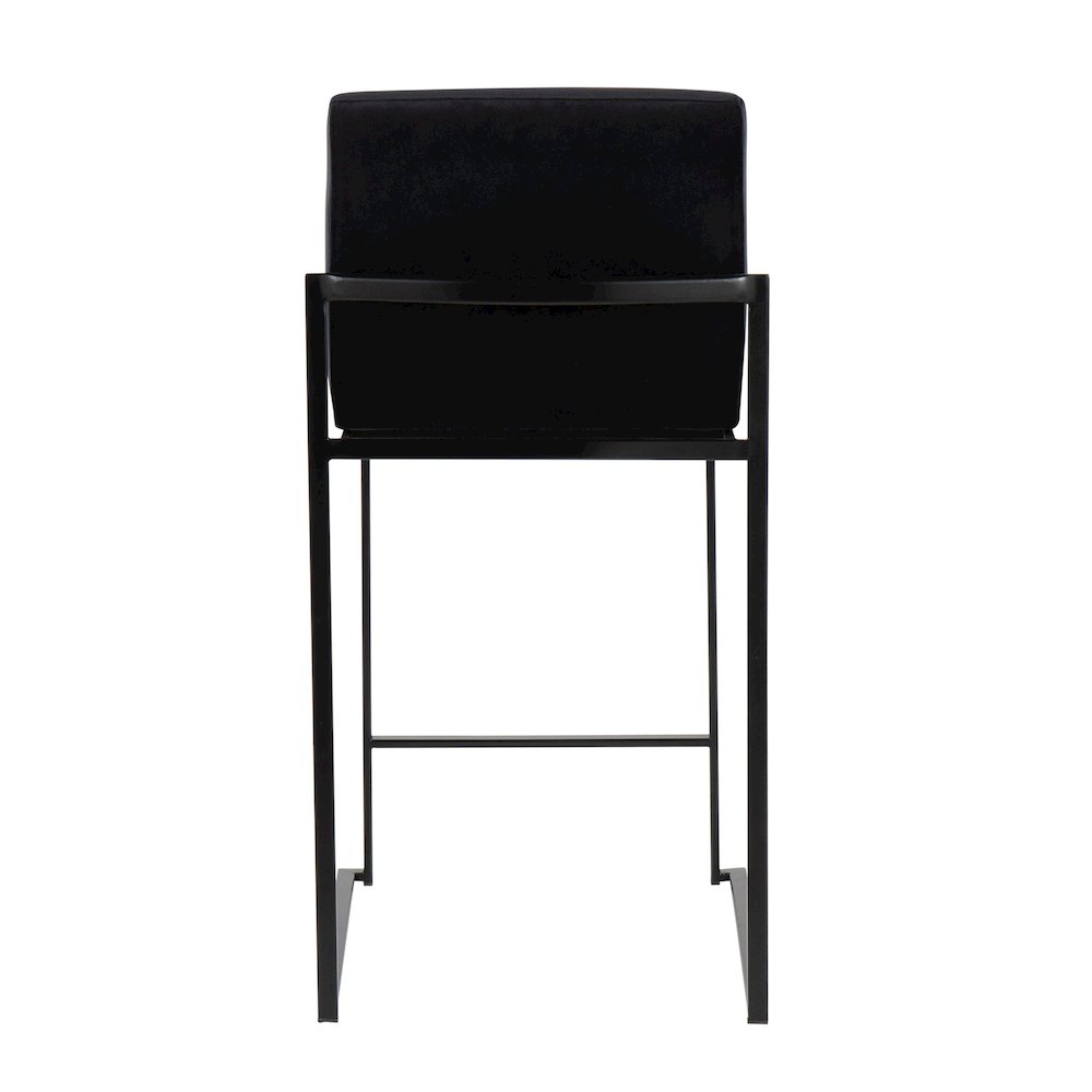 Fuji High Back 26" Fixed-Height Counter Stool - Set of 3. Picture 5