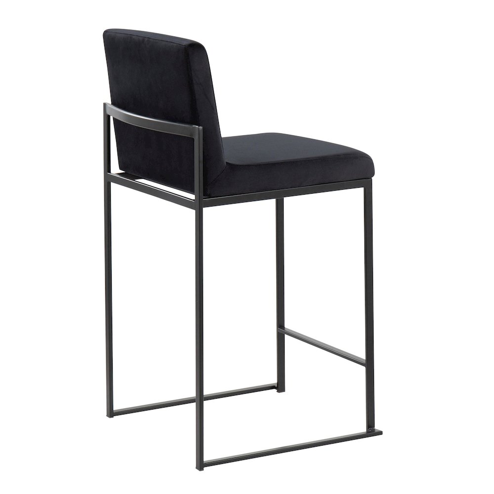 Fuji High Back 26" Fixed-Height Counter Stool - Set of 3. Picture 4