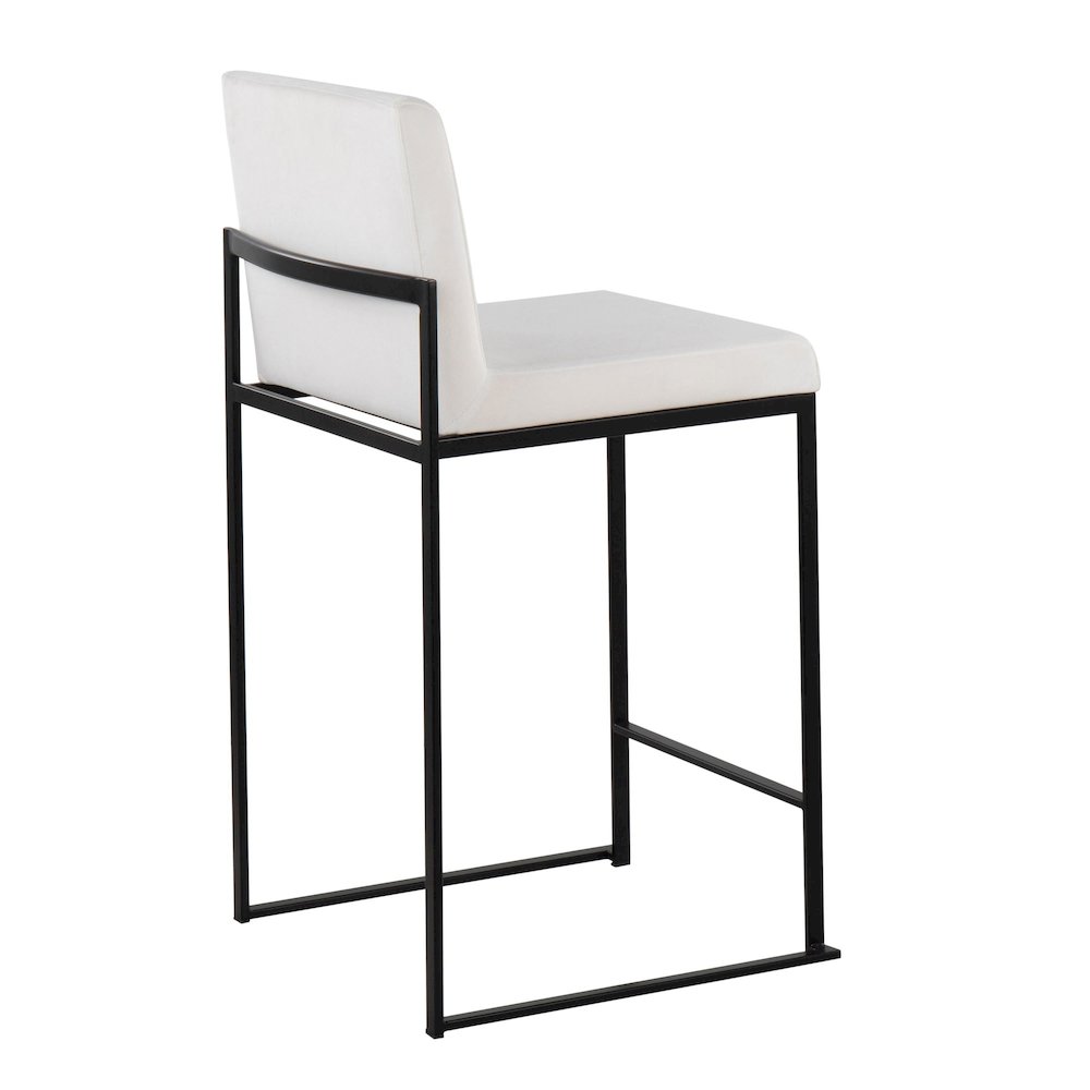 Fuji High Back 26" Fixed-Height Counter Stool - Set of 3. Picture 4