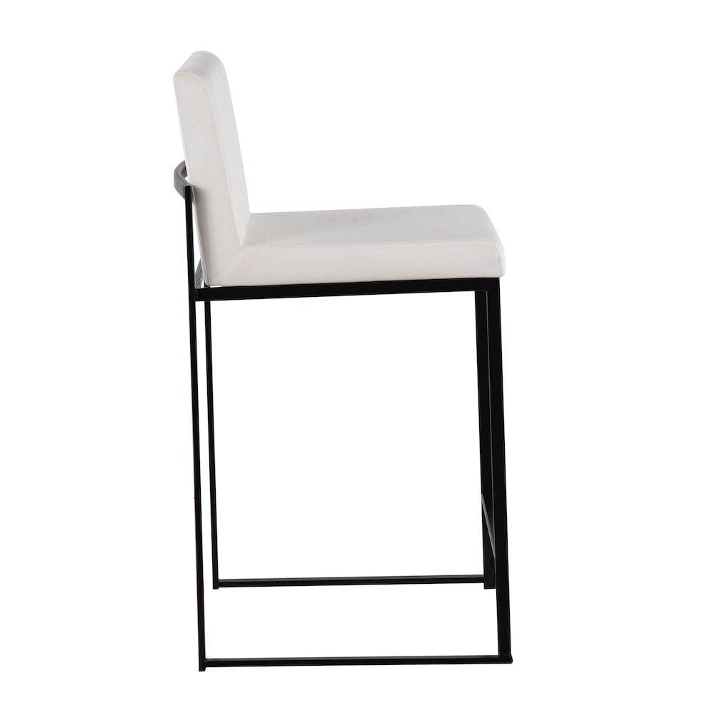 Fuji High Back 26" Fixed-Height Counter Stool - Set of 3. Picture 3